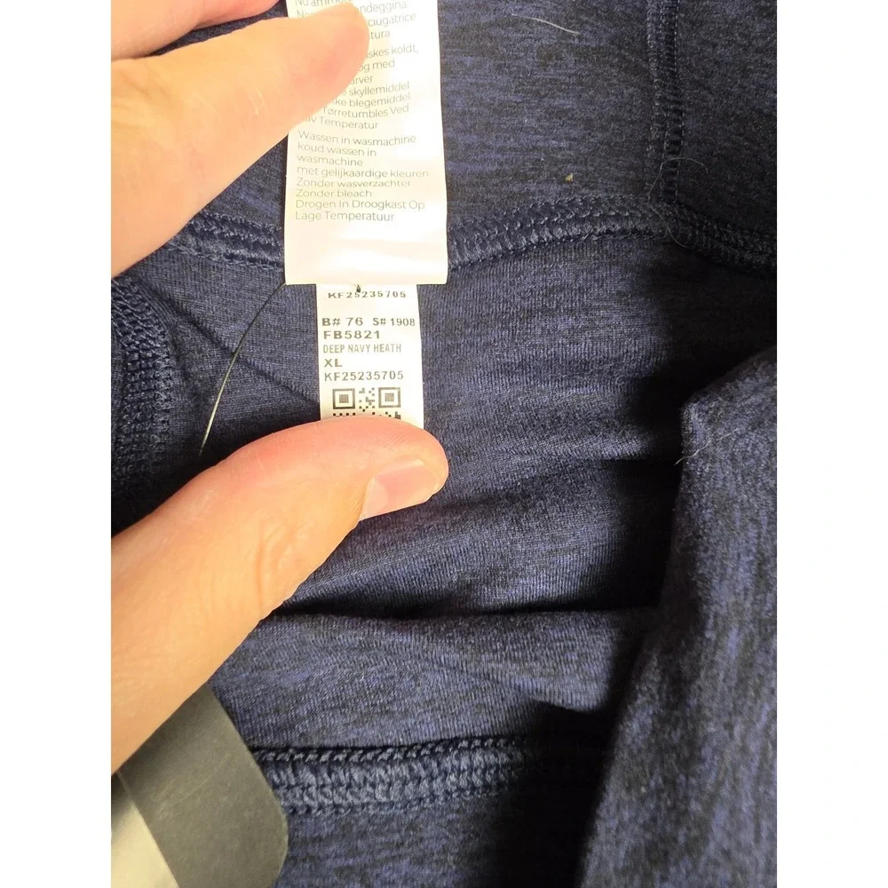 Fabletics Legging Women XL Blue Heather Cozy High-Waisted Flare Pants Yoga